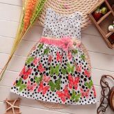 VESTIDO BOLAS E BORBOLETAS